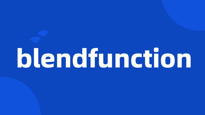 blendfunction