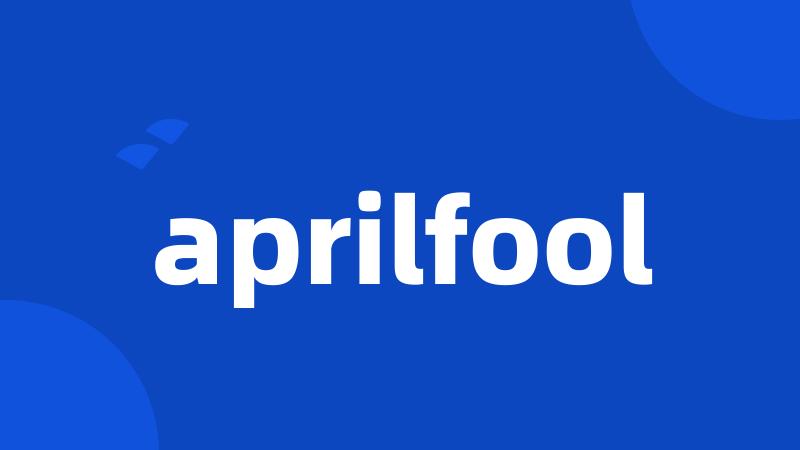 aprilfool