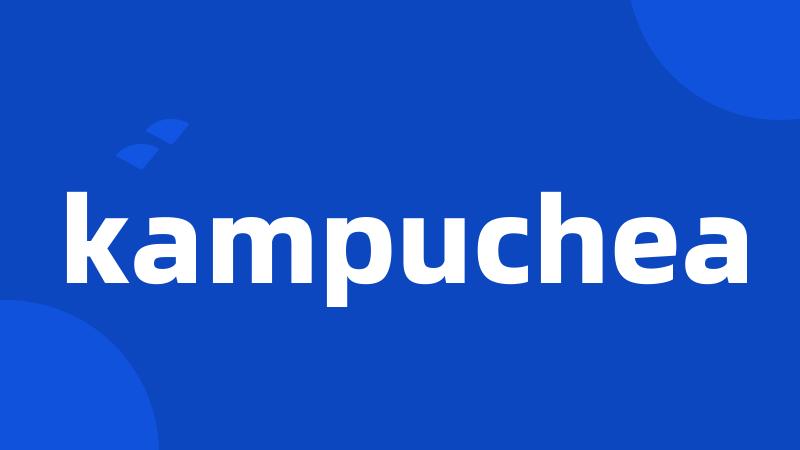 kampuchea