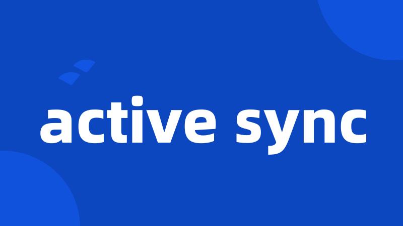 active sync