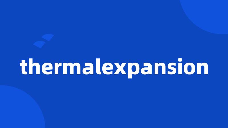thermalexpansion