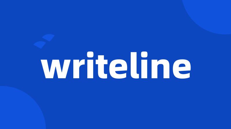 writeline