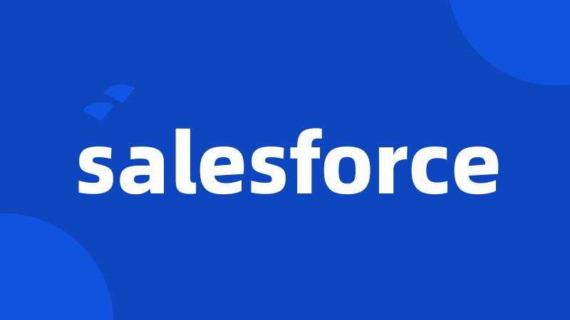 salesforce