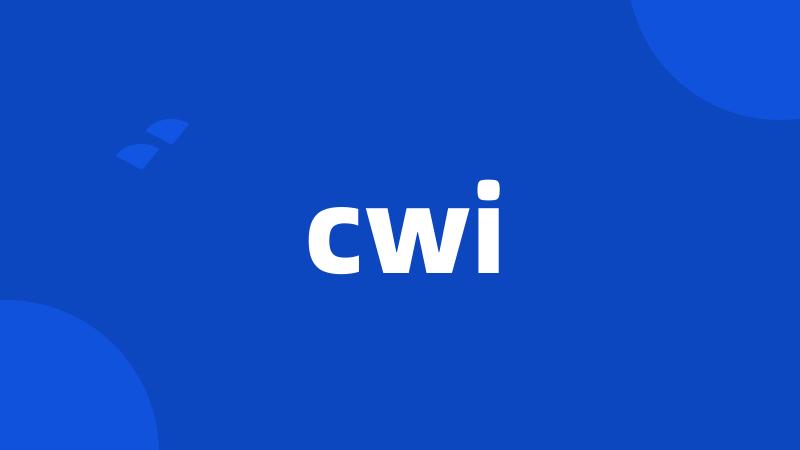 cwi