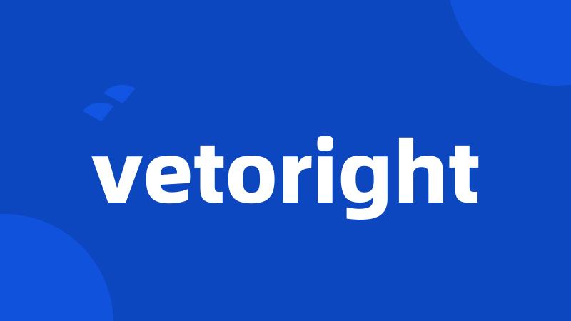 vetoright