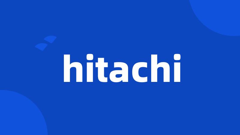 hitachi