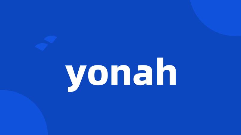 yonah