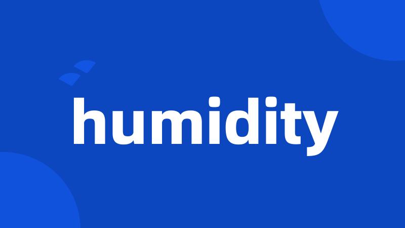 humidity