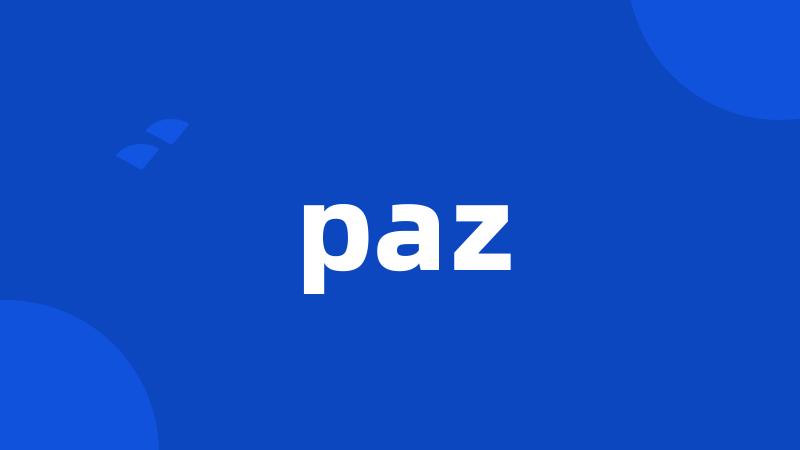 paz