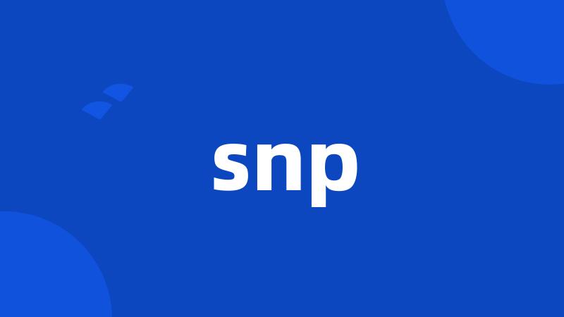 snp