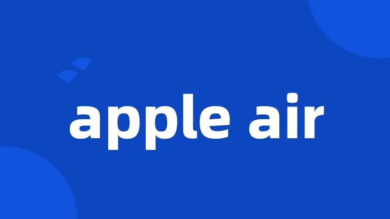 apple air