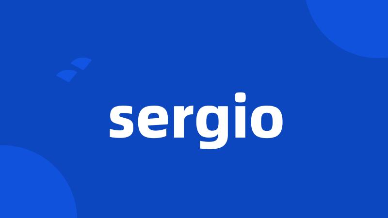 sergio