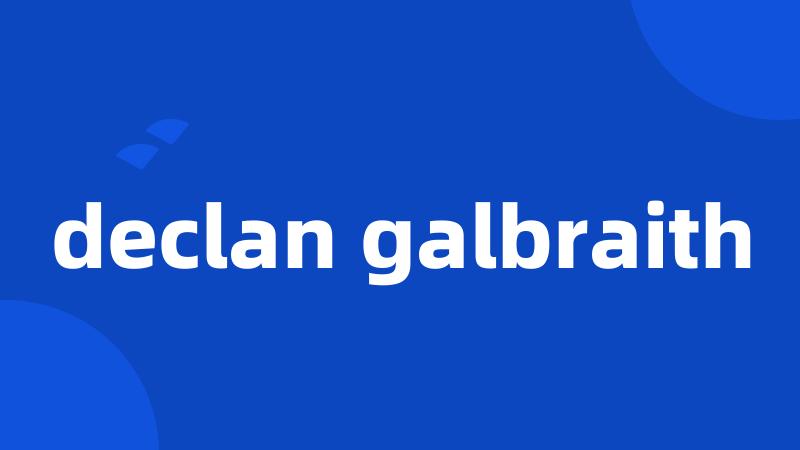 declan galbraith