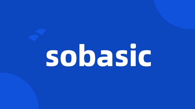 sobasic