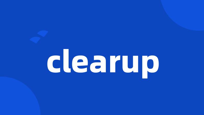 clearup