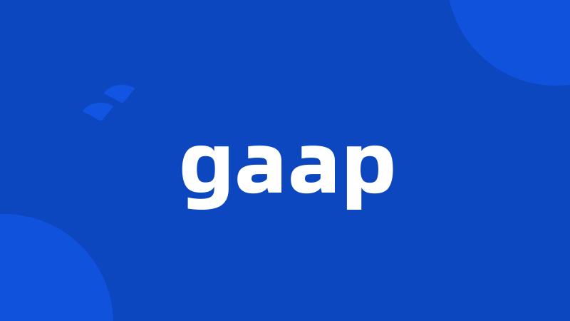 gaap