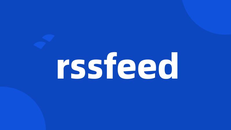 rssfeed