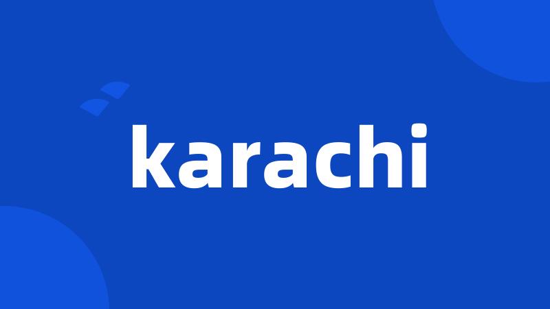 karachi