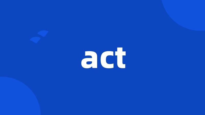 act