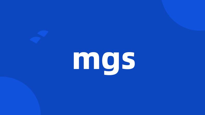 mgs