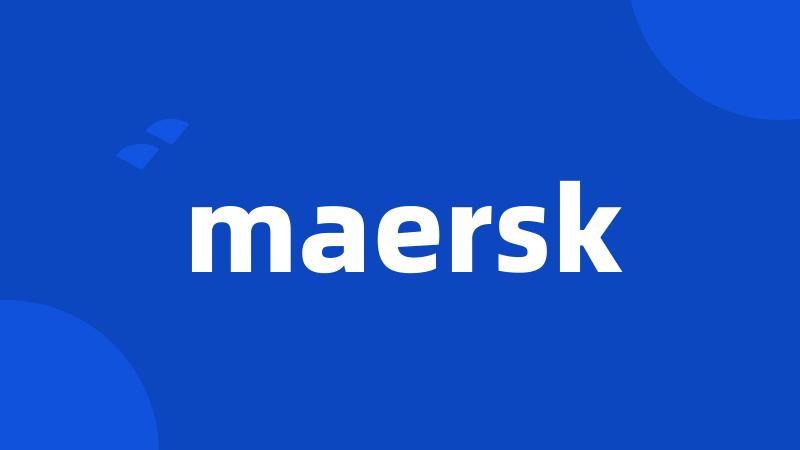 maersk