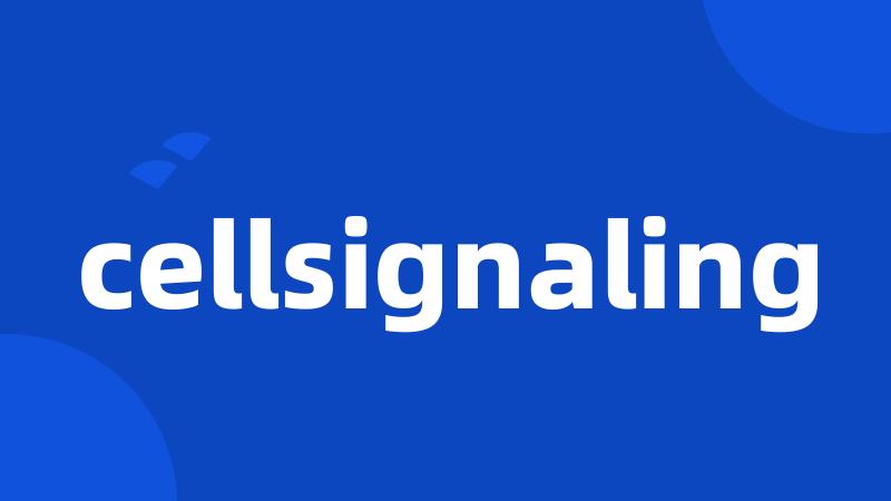 cellsignaling