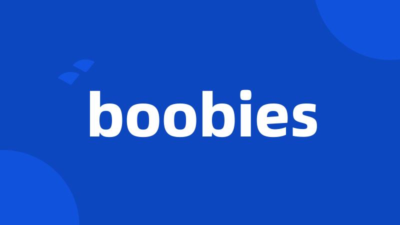 boobies