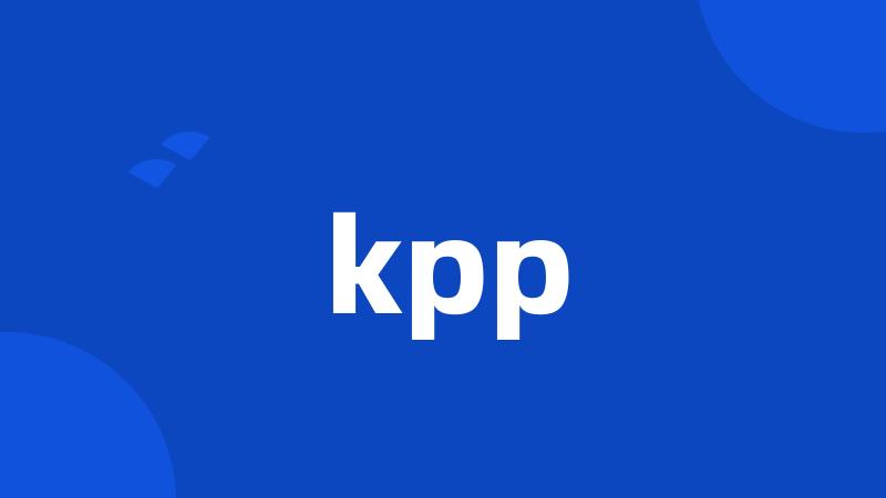 kpp