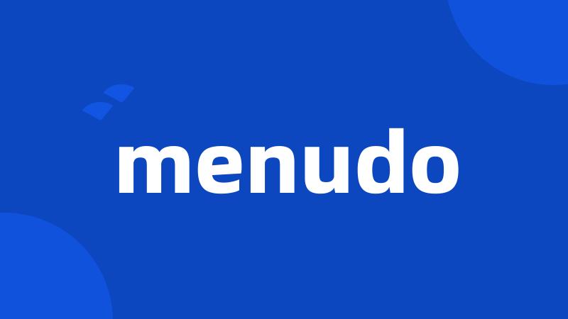 menudo