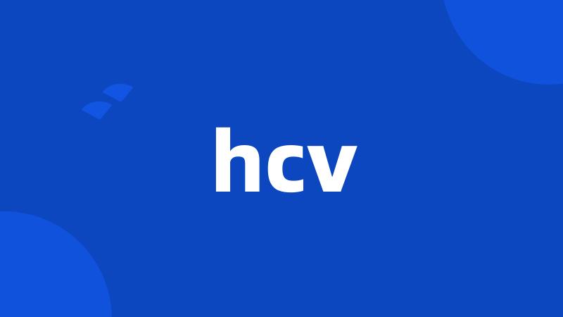 hcv