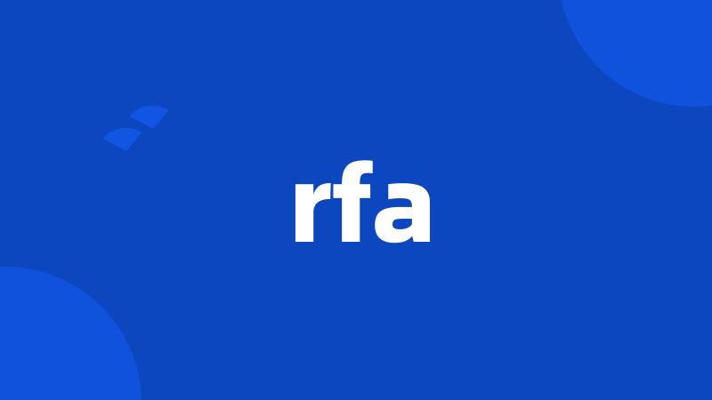 rfa