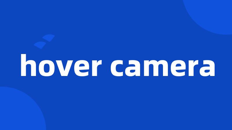 hover camera