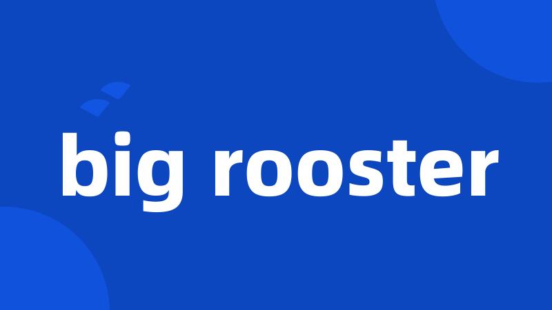 big rooster