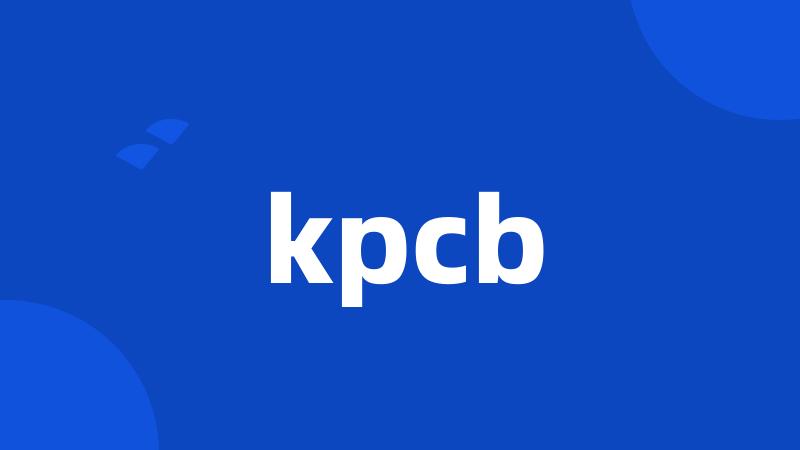 kpcb