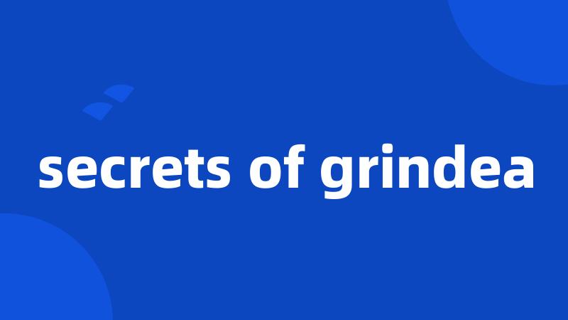 secrets of grindea