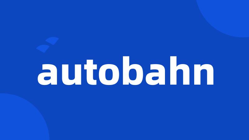 autobahn