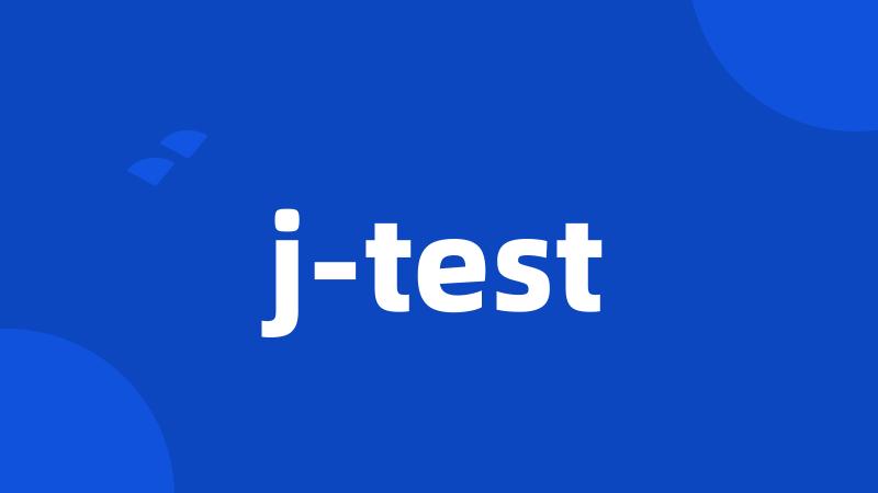 j-test