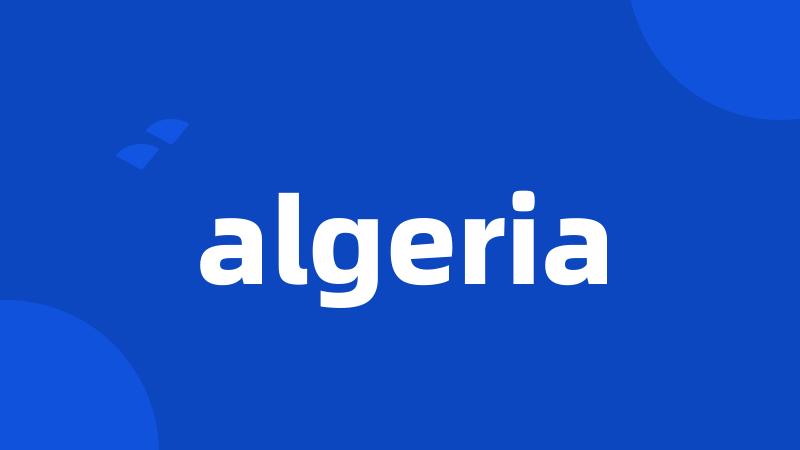 algeria