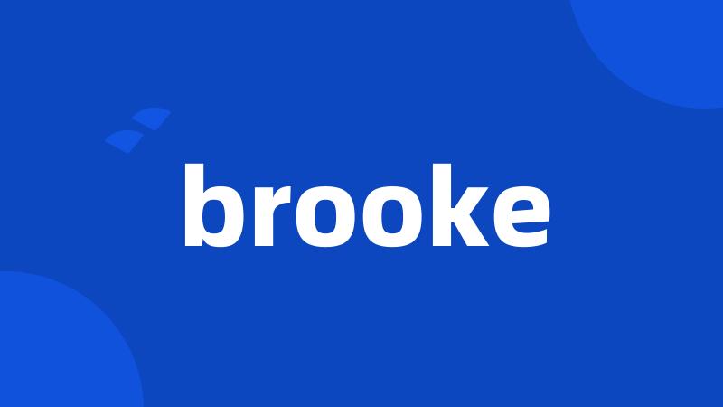 brooke