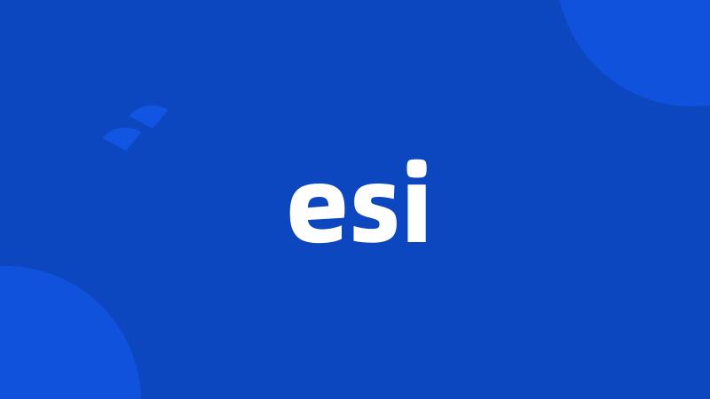 esi