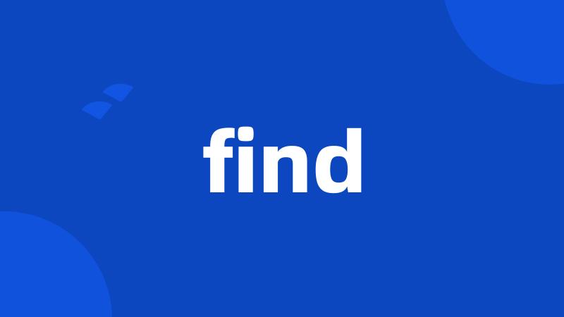 find