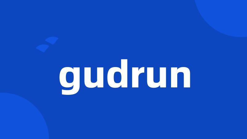 gudrun