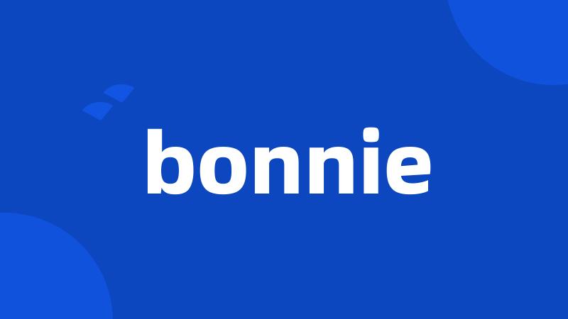 bonnie