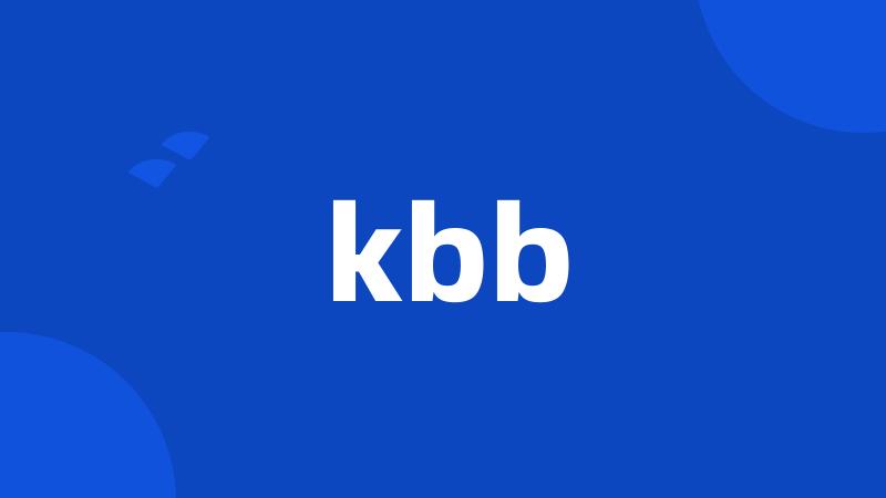 kbb