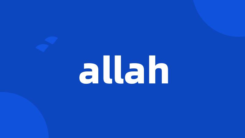 allah