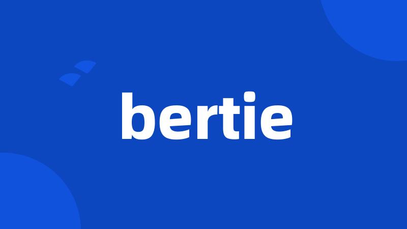 bertie