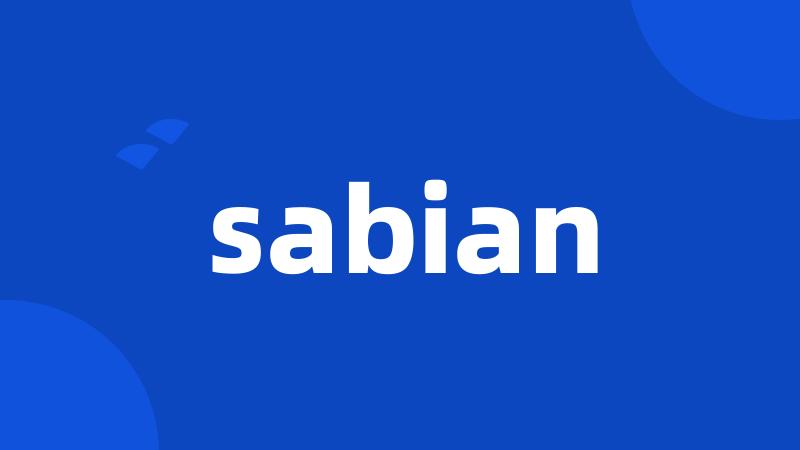 sabian