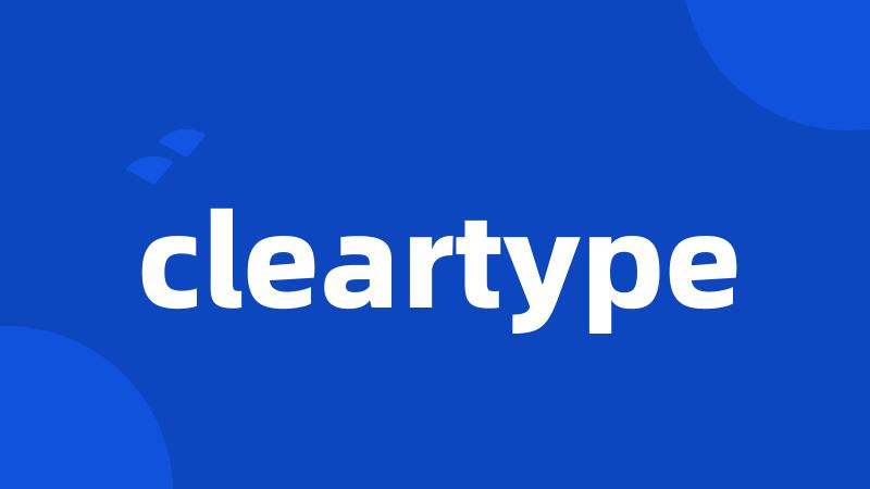 cleartype