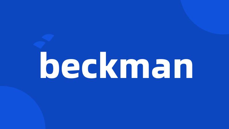 beckman