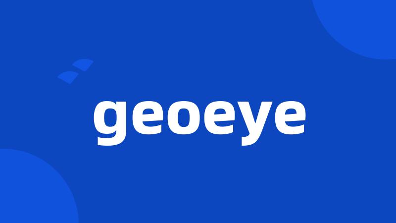 geoeye